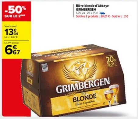 bière blonde Grimbergen