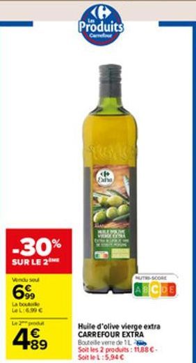 huile d'olive vierge Carrefour