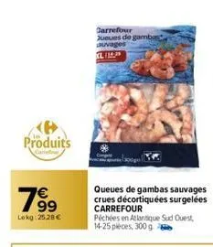 queues de gambas carrefour