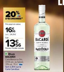 soldes Bacardi