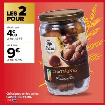 châtaignes Carrefour