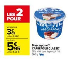 mascarpone Carrefour