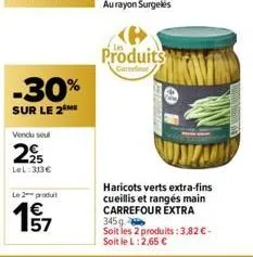 haricots verts carrefour