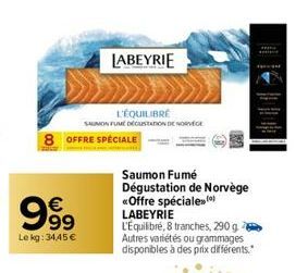 saumon fumé Labeyrie