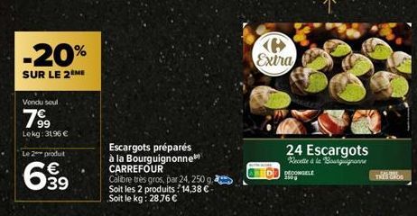 escargots Carrefour