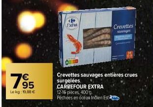 crevettes Carrefour