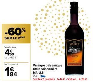 vinaigre balsamique Maille