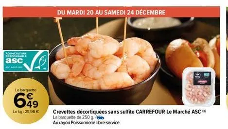 crevettes carrefour