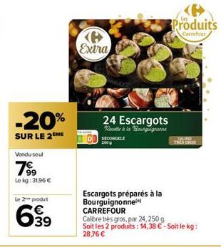 escargots Carrefour