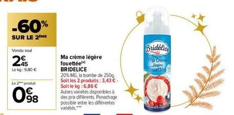 crème bridélice