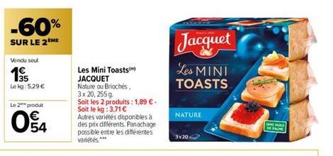 toasts Jacquet