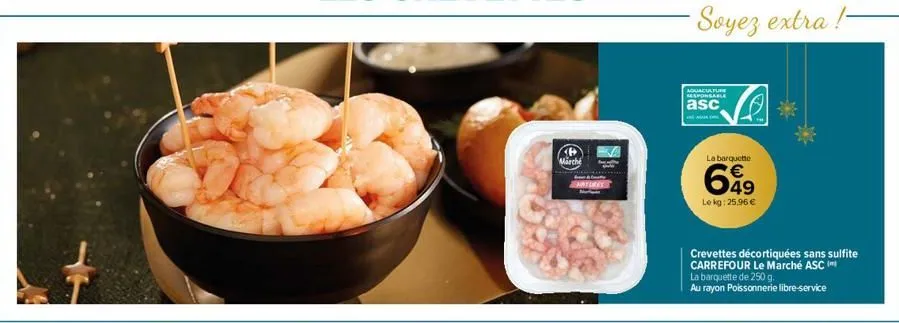 crevettes carrefour