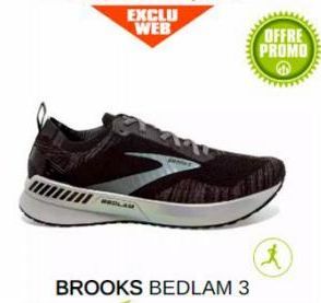 wwwwwww  BROOKS BEDLAM 3  OFFRE PROMO  t 