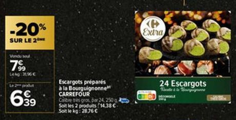 escargots Carrefour