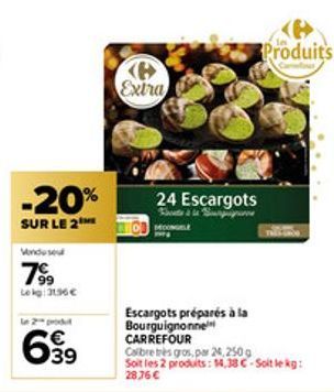 escargots Carrefour