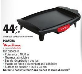 plancha Moulinex