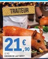 traiteur  € 1,90 