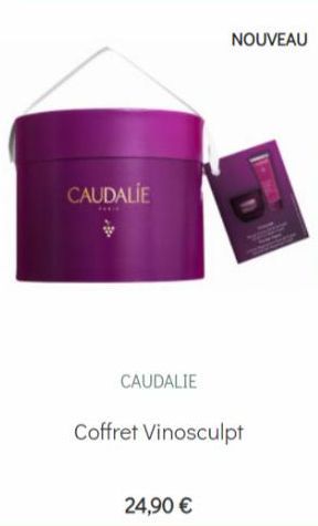 CAUDALIE  CAUDALIE  NOUVEAU  Coffret Vinosculpt  24,90 € 