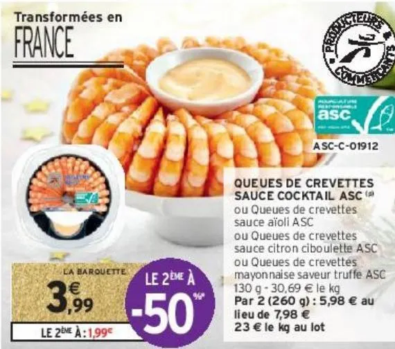 queues de crevettes sauce cocktail asc (p)