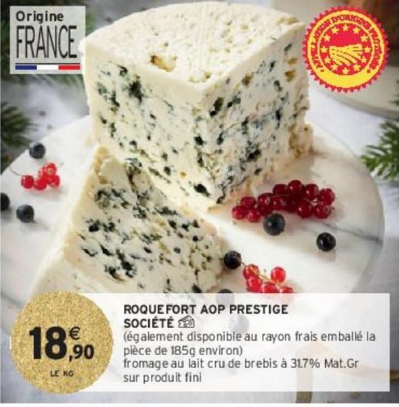 ROQUEFORT AOP PRESTIGE SOCIÉTÉ