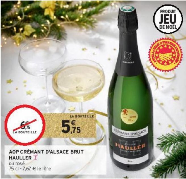 AOP CRÉMANT D'ALSACE BRUT HAULLER