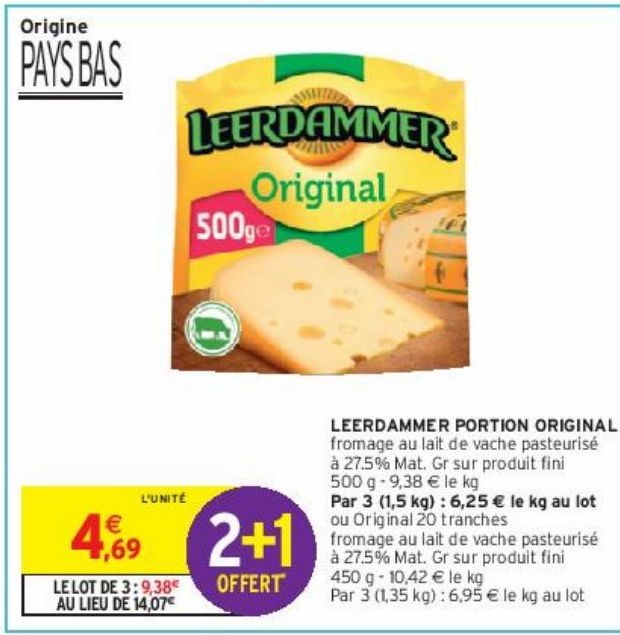 LEERDAMMER PORTION ORIGINAL