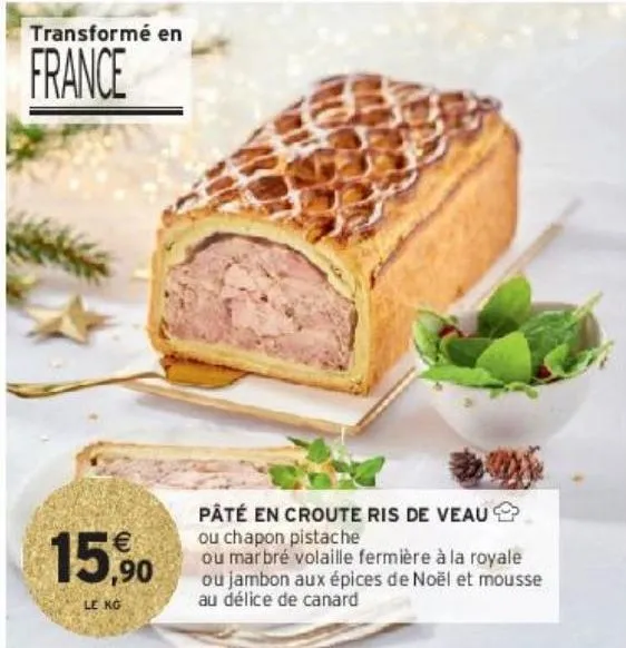 pâté en croute ris de veau