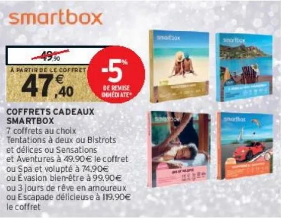 coffrets cadeaux smartbox