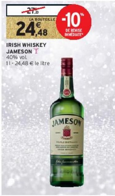 IRISH WHISKEY JAMESON