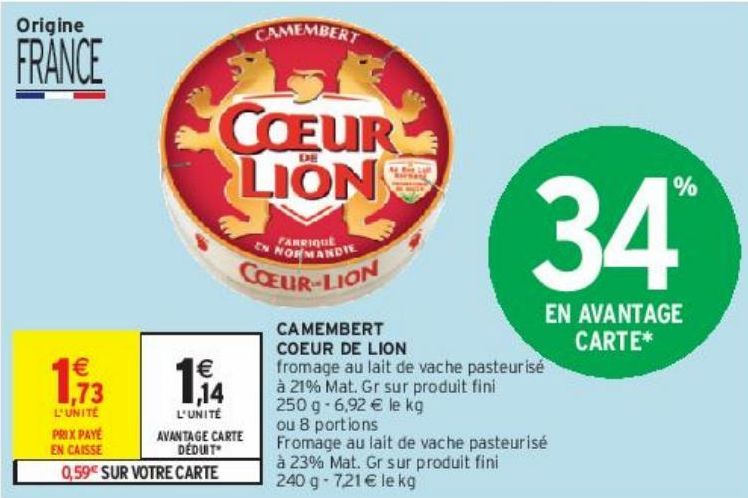 CAMEMBERT COEUR DE LION