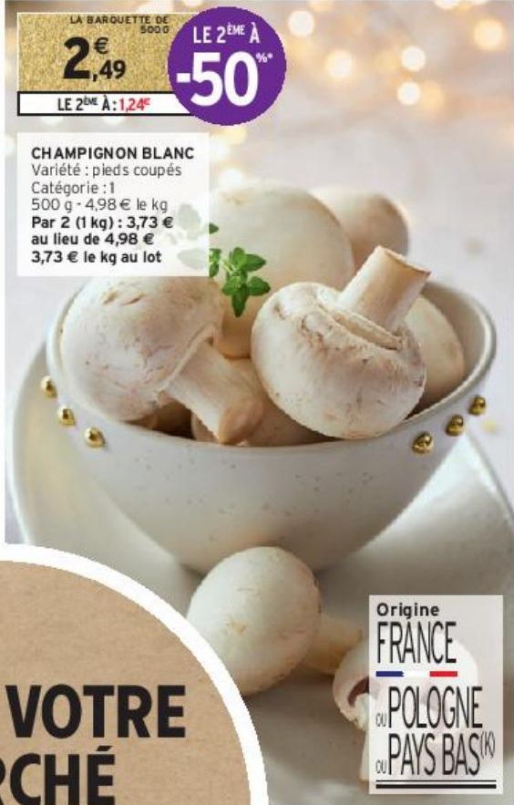 CHAMPIGNON BLANC