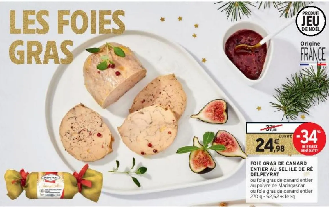 foie gras de canard entier au sel ile de ré delpeyrat