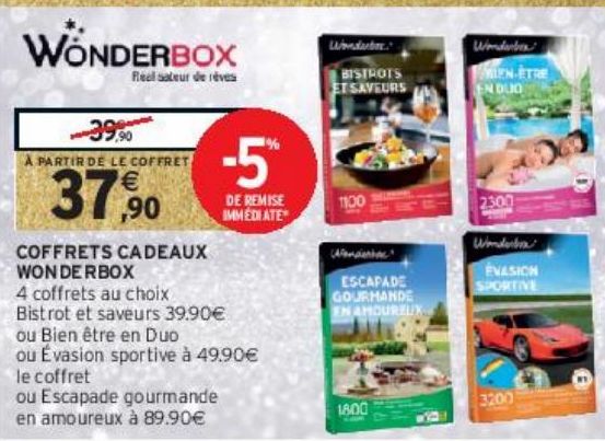 COFFRETS CADEAUX WONDERBOX