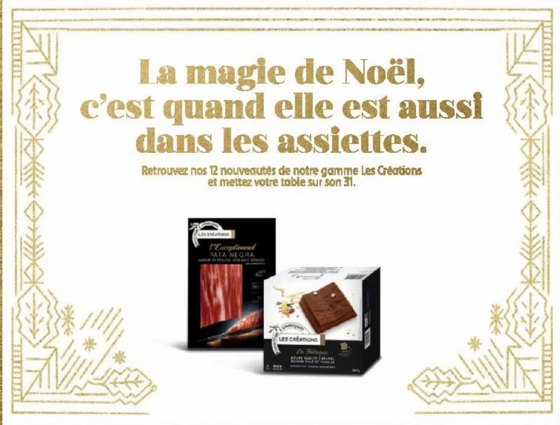 la magie de noël, c'est quand elle est aussi dans les assiettes 