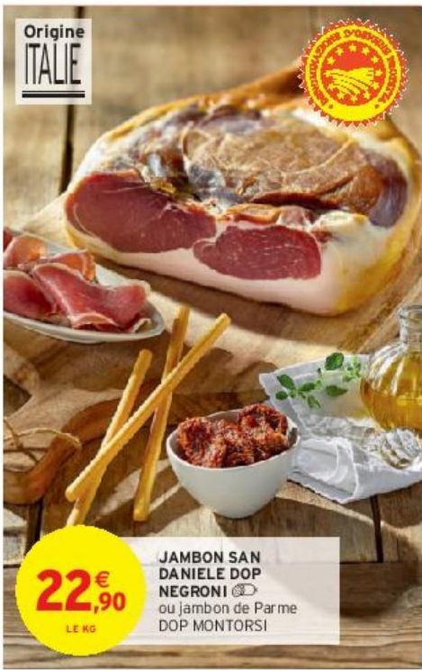 JAMBON SAN DANIELE DOP NEGRON