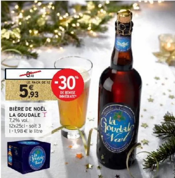 bière de noël la goudale