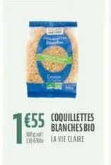 €55 coquillettes  blanches bio  og st 