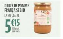 purée La vie claire