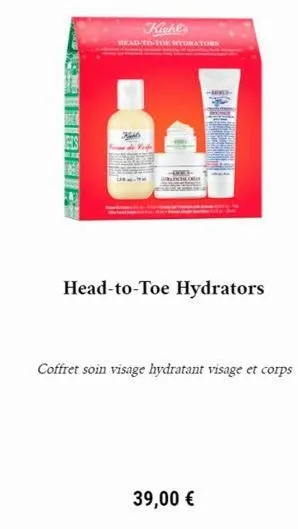 kight's  head-to-tok  fights  -uri  head-to-toe hydrators  39,00 €  coffret soin visage hydratant visage et corps 
