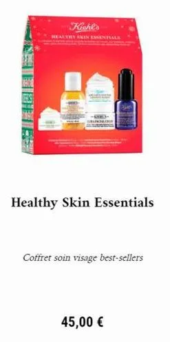 kiehl's  healthy skin essentials  healthy skin essentials  coffret soin visage best-sellers  45,00 € 