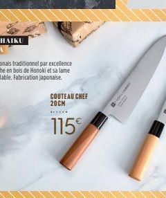 COUTEAU CHEF 20CM  115€ 