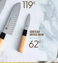 couteau office 10 cm  allala  62€ 