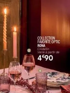 collection favorite optic rona cristallin verre à partir de  4€90 