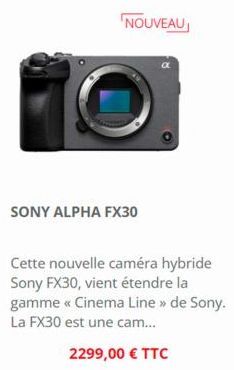 caméras Sony