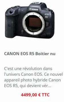 appareil photo hybride canon