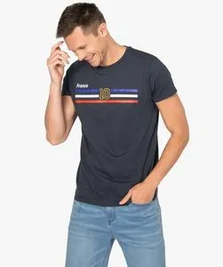 Tee-shirt homme à manches courtes imprimé football offre à 6,49€ sur Gémo