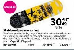 NOUVEAU  SURFING  €HT 49  36,59€TTC 