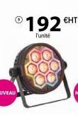 192 €  l'unité  €HT 