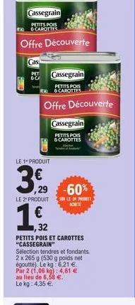 petits pois cassegrain