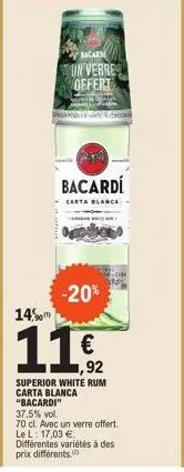 promos bacardi